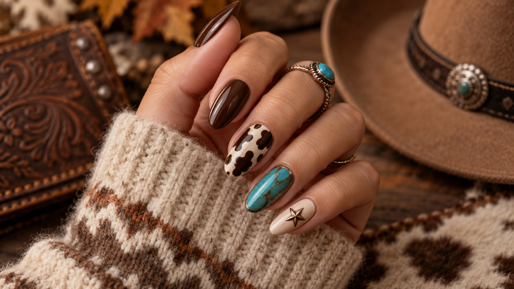Mixed Western Fall Nail Set